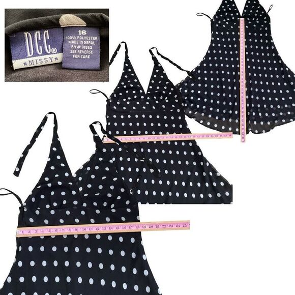 DCC Missy Halter 1950s Retro Classic Pinup Girl Rockabilly Style Polka Dot Swing - Picture 4 of 11